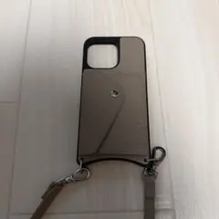 ショルダー付き iPhoneケース ベージュのサムネイル