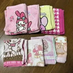 マイメロディ タオル フェイスタオル 8枚