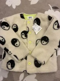 【MARKEY'S】新品タグ付ソウガラジャガードボアジャケット陰陽模様120cm