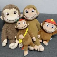 おさるのジョージ　ぬいぐるみ　まとめ売りのサムネイル