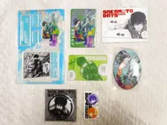 勢羽夏生 サカモトデイズ 海外限定　特典　缶バッジ 　アクスタ　カード　セット