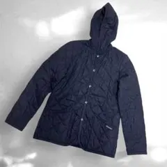 ラヴェンハム　キルティングジャケット　アウター　英国製　ウール38紺色（A3