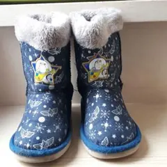 ディズニー　トイ・ストーリー　バズ　ボアブーツ　17cm　ムートン　シープスキン