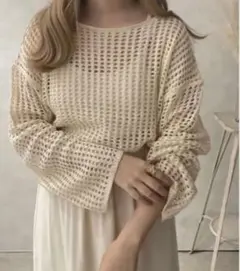 ルーズメッシュニットのサムネイル