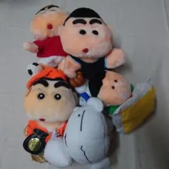 クレヨンしんちゃん ぬいぐるみセット 5種類 サイズ・20cm