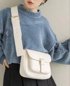 RAGEBLUE シンセティックレザー ショルダーバック