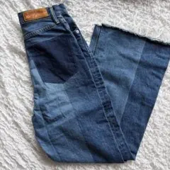 美品　SLY JEANS スライ　ハイウエスト　フレアデニム　切りっぱなし　25のサムネイル