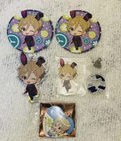 あんスタ 真白友也 アニカフェ コースター アクスタ ステッカー 缶バッジ