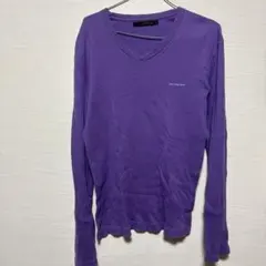 Calvin Klein Jeans リブ長袖カットソー パープル XLのサムネイル