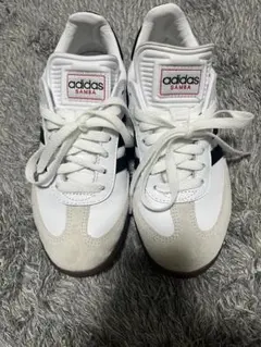 (美品)adidas SAMBA ホワイト/スニーカーのサムネイル