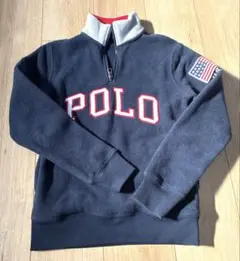 POLO ラルフローレン　ハーフジップ　キッズM(10-12)