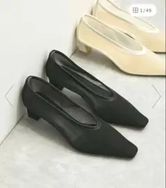新品　未使用　アダムエロぺ シアーパンプス 24センチのサムネイル