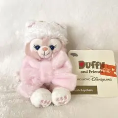 写真子発送❣️香港ディズニー　リーナベル　冬　お座りぬいぐるみキーチェーン