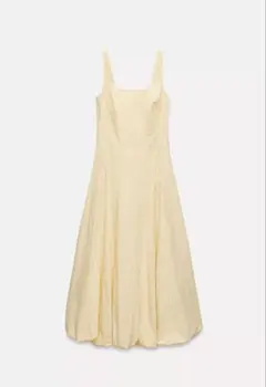 ZARA ZW COLLECTION バルーン ミディ　ワンピース