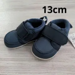 新品未使用 ネイビー ベビーシューズ 13.0cm 靴