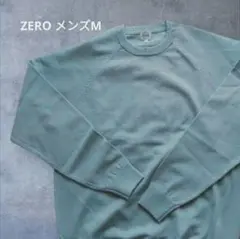 美品 ZERO メンズM ミントグリーン ニット セーター M　春物