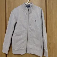 【値下げ☆】ラルフローレン　ジップアップトレーナー　120　グレー　Polo