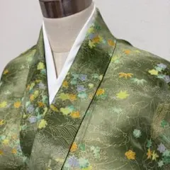 KN5784 洗える着物 小紋 身丈156.5cm ポリエステル 化繊