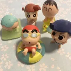 クレヨンしんちゃん みずあそび隊 5体コンプリート