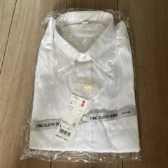 UNIQLO ファインクロスシャツ ホワイト Lサイズのサムネイル