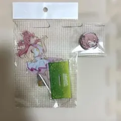 桃井愛莉　プロセカ　アクスタ　くじ　缶バッジ　２点セット
