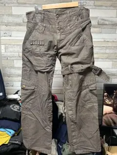 PPFM カーゴパンツ ミリタリー ワークパンツ　パンク　Y2K ギミックのサムネイル