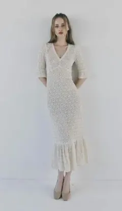 pois クロシェドレス pois / crochet dress ポワ / クロシェドレス 新品 - メルカリ