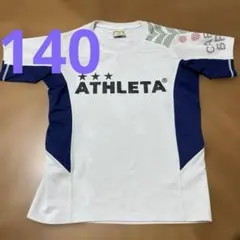 ATHLETA 140cm サッカー　ウェア　半袖　無記名のサムネイル