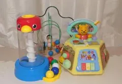 【３点セット】くまのプーさん 知育玩具 はじめて英語 ゆびさき知育 おしゃべり