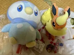 ポケモン ぬいぐるみセット ポッチャマ ブースター 新品 おまけ付き 値下げ