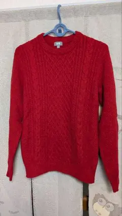 赤ニット ニット