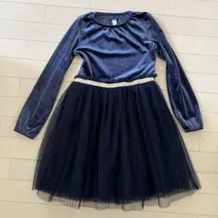 オカイディネイビー 長袖 フォーマルドレス ワンピース140cm