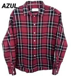 AZUL by moussy チェック柄シャツ　FREEサイズ綿100%