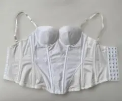 C70 ホワイト コルセットスタイル ブライダルインナー