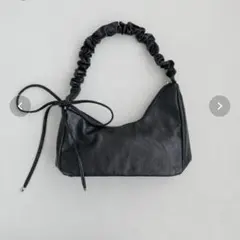 DISCOAT ブラック ショルダーバッグ