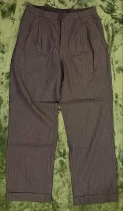 ストライプ スラックス