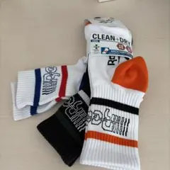 군제 리복 양말 25-27cm 3켤레 세트
