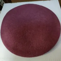@19）❝ウール ベレー帽 ワインレッド