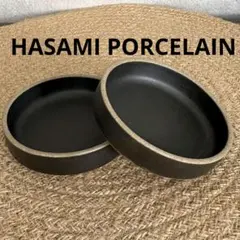 HASAMI PORCELAIN プレート 2枚セット ブラックのサムネイル