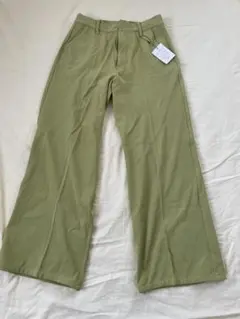 GRL センタープレスストレートパンツ　ai07