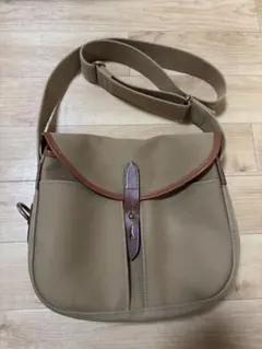 美品】ブレディ ショルダーバッグ ストア キャンバス レザー ベージュ