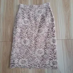 美品　PROPORTION BODY DRESSING　フラワーレーススカート