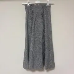 スナイデル　ツイードフリンジスカート S