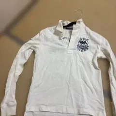【再値下げ】Ralph Lauren 長袖ポロシャツ M ホワイト