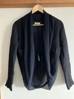 OPAQUE 黒カーディガン　セットアップ　ボレロ　ブラックのサムネイル