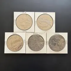 ロサンゼルス　コイン　1981年　5枚