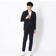 【春夏秋】COMME CA ISM カジュアルスーツ ブラック S サイズ