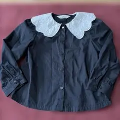 H&M ブラック 長袖シャツ 120