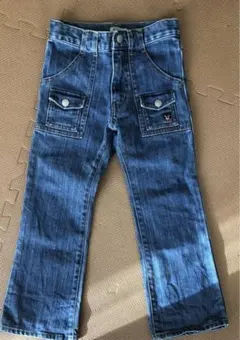 ②ダブルビー デニム 120 デニムパンツ　ミキハウス