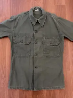 50s60s Van Heusen 緑色 コーデュロイシャツ 16 - メルカリ